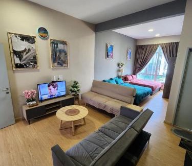 Kuantan Apartamento | Mahkota Valley Suite Fajar #TV Box With Netflix