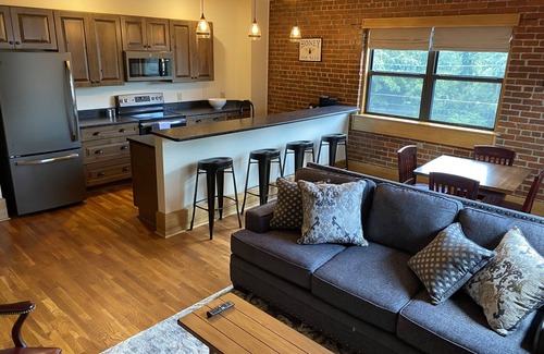 Waynesville Apartamento | Main Street Retreats 103 Brand New Downtown Apt 103