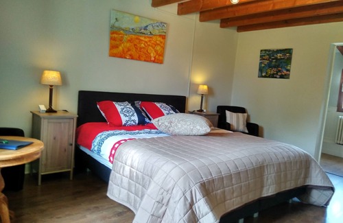 Savignac-de-Duras Cama Y Desayuno | Maison à votre santé, habitación Vue de château, B&B cerca de Saint-Emilion, Burdeos