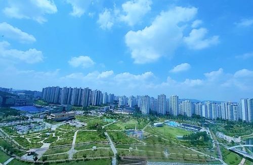 Hanam Apartamento | Maison-호수공원뷰,편안한영화관,넷플,디즈니플러스,120인치스크린,미사역2분,장기숙박추천