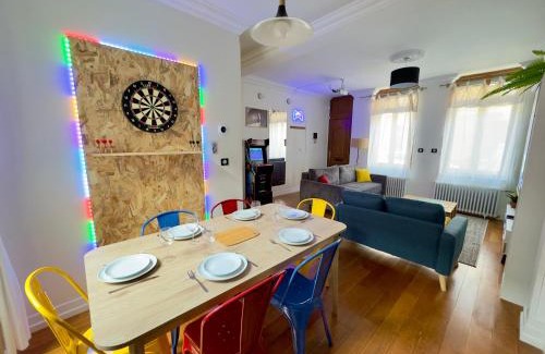 Sainte-Anne - Faubourg Noyon Casa | Maison 3ch - Cinéma - Game Room - Parking - Gare