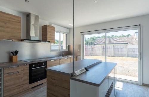 Lit-et-Mixe Casa | Maison 6 pers. près de plage, clim, WIFI, jardin 1000m², proche Lit-et-Mixe - FR-1-50-140