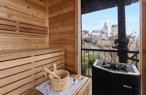 Venthone Casa | Maison 9 personnes a Venthône, sauna et vue