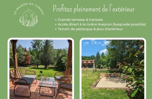 Bruniquel Casa | Maison au bord de la rivière Aveyron - Bruniquel