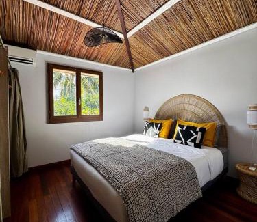 Etang Sale Les Bains Casa | Maison au charme créole - Accès privé à la plage
