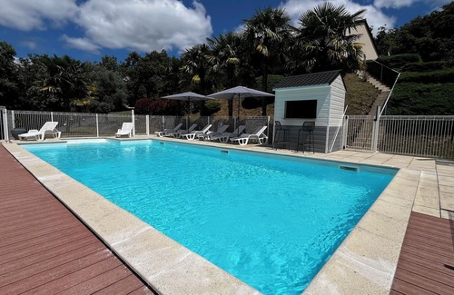 Cazoules Casa | Maison Avec Piscine et vue sur la Vallée de la Dordogne