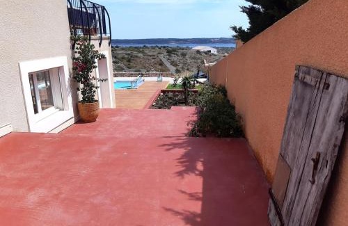 Fitou Apartamento | Maison avec vue sur la mer et avec piscine à Fitou