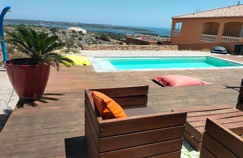 Fitou Apartamento | Maison avec vue sur la mer et avec piscine à Fitou