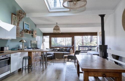 Lacanau Chalet De Esquí | Maison bois au bord du lac