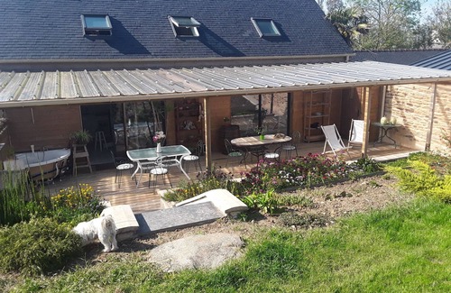 Ploneour-Lanvern Casa | Maison Bretonne Avec Grand Jardin Proche des Plages et Surf. Animaux Acceptés