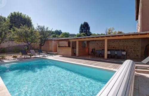 La Benissons-Dieu Casa | Maison charmante avec piscine privée chauffée et jardin clos, wifi inclus - FR-1-496-339