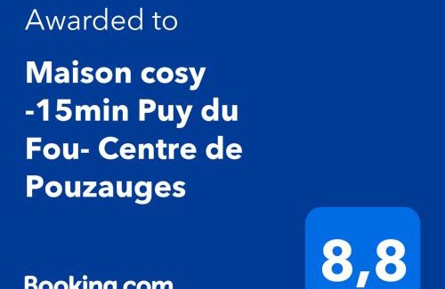 Pouzauges Apartamento | Maison cosy -15min Puy du Fou- Centre de Pouzauges