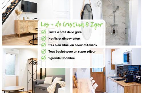 Sainte-Anne - Faubourg Noyon Casa | Maison Cosy Centre Gare Amiens