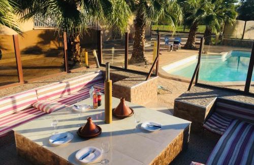 Sidi Bibi Casa | Maison d hôtes Bungalow Villa Hammam Bien-être et Piscine