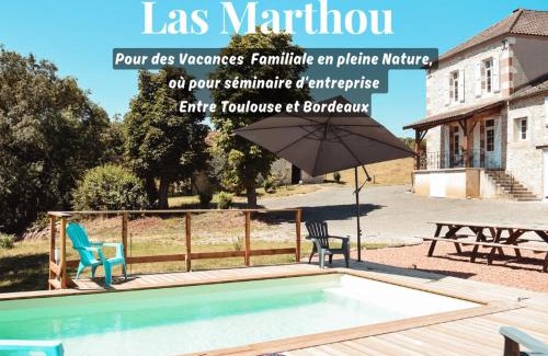 Plieux Casa | Maison de campagne, bord de lac, piscine, billard 11 per