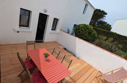 Noirmoutier-en-l'Ile Casa | Maison de Pêcheur Rénovée, vue mer à 20 Mètres de la Plage du Vieil Noirmoutier