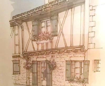 Eymet Casa | Maison de LOlivier, Beautiful Townhouse with Private courtyard