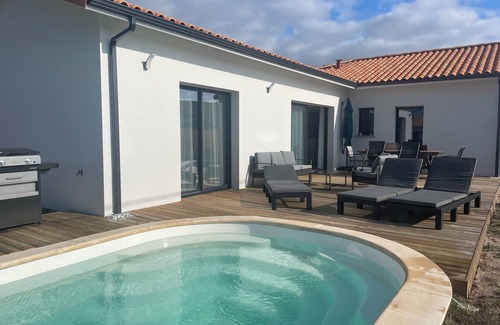 Saint-Paul-en-Born Casa | Maison de Standing Avec Piscine à 15 Minutes de l Océan
