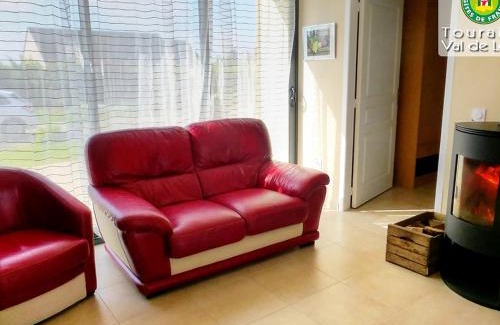 Saint-Paterne-Racan Casa | Maison de vacances avec piscine chauffée, spa, aire de jeux et jardin privatif en Touraine - FR-1-381-286