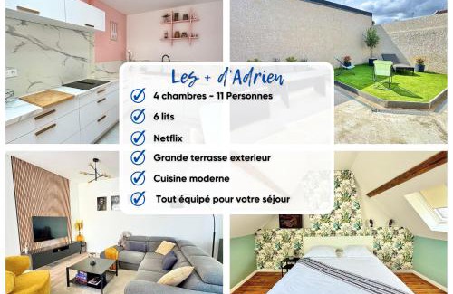 Saint-Honore - Jeanne d'Arc Casa | Maison design 11 pers -Terrasse -Netflix -Confort