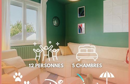 Pleurtuit Casa | Maison Elanore - 12 pers - proche Saint-Malo
