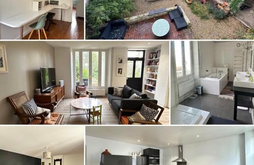 Moret-sur-Loing Casa | Maison familiale-jardin-50m du Loing-tout à pieds