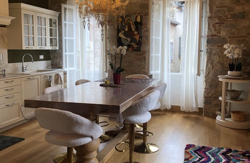 Saint-Antonin Noble Val Casa | Maison de Village Médiéval en Pierre Animaux Acceptés