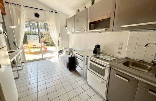 Lacanau-Ocean Chalet De Esquí | Maison jumelée 4/5 personnes residence avec piscine - 344403