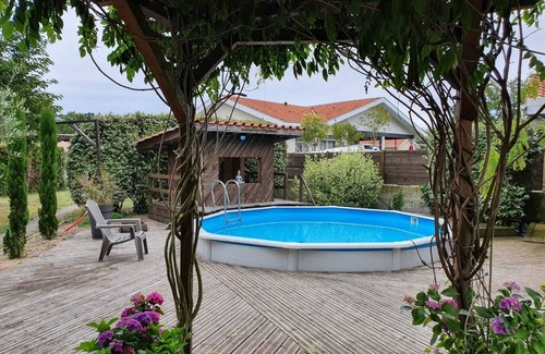 Sainte-Eulalie-en-Born Casa | Maison Landaise 12 Personnes Proche Lacs ET Forêts
