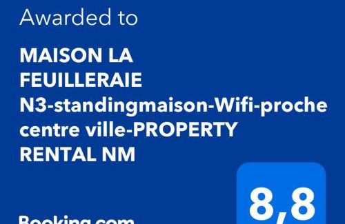 Fontenay-le-Comte Casa | MAISON LA FEUILLERAIE N3-standingmaison-Wifi-proche centre ville-PROPERTY RENTAL NM