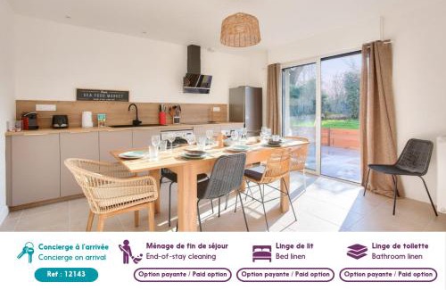 Saint-Briac-sur-Mer Casa | Maison lumineuse pour 8 avec grand jardin