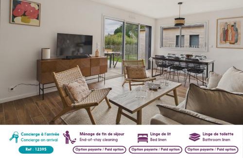 Fouesnant Casa | Maison neuve avec terrasse et jardin pour 6