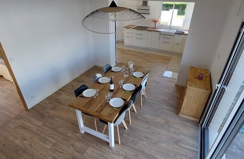 Portbail Casa | Maison Neuve au Cœur des Dunes de Lindbergh et à 700 m de la Plage !