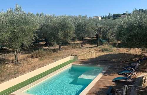 Mirabel-aux-Baronnies Casa | Maison Tout Confort, 6 Pers, Piscine Sécurisée, Pleine Nature, Milieu Oliviers