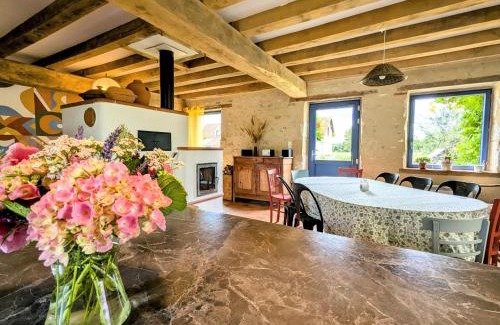 Lussac-Les-Eglises Casa | Maison typique en Berry avec jardin privatif, BBQ et parking - FR-1-591-598