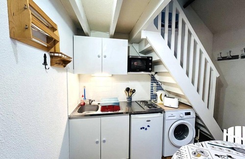 Guidel-Plages Casa | Maisonette 2 rooms Mezzanine 4 people with common outdoor pool, near beach