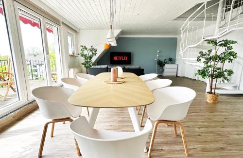 Oppum Apartamento | Maisonette Apartment in Krefeld mit 2 Balkone