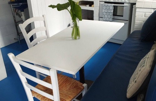 Locquirec Cabaña | Maisonnette Bretonne Typique, Plage à Pieds, Terrasse Fleurie et Parking Privés