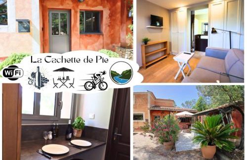 Entrechaux Apartamento | Maisonnette - WIFI - TERRASSES - LOCAL VÉLO - ANIMAUX PAYANTS