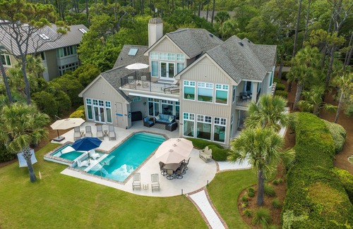 Sea Pines Casa | Majestic Beachside Home with Private Pool & Spa, Sleeps 20