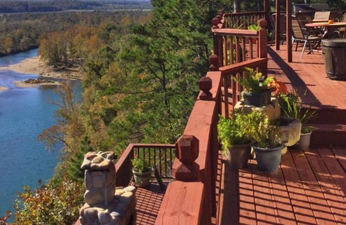 Kansas Cabina | Majestic Lodge en Flint Ridge Resort con vistas al río Illinois