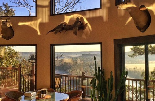 Kansas Cabina | Majestic Lodge en Flint Ridge Resort con vistas al río Illinois