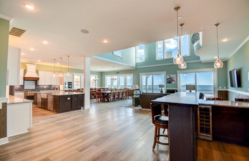 North Topsail Beach Casa | Majestic View - NEW LUXURY Oceanfront Home - Pool, Hot Tub, Theater, Elevator