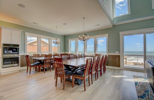 North Topsail Beach Casa | Majestic View - NEW LUXURY Oceanfront Home - Pool, Hot Tub, Theater, Elevator