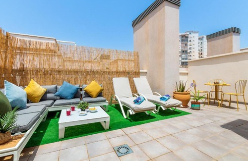 La Merced Apartamento | -MalagaSunApts-City Centre Terrace Pool Parking