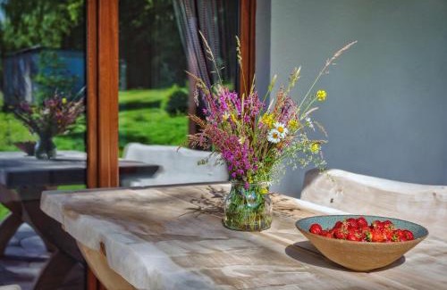 gmina Stezyca Casa | Malinowe Wzgórze domki 60 m2 z balią na wyłączność