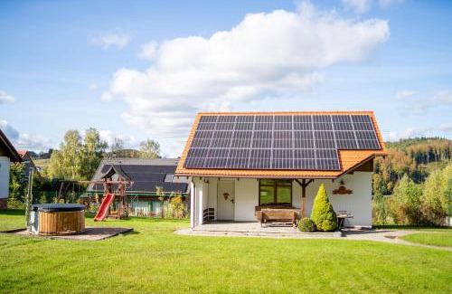 gmina Stezyca Casa | Malinowe Wzgórze domki 60 m2 z balią na wyłączność