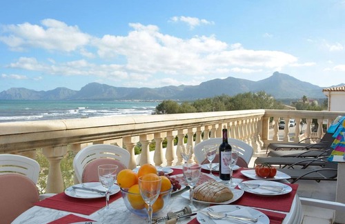 Son Serra de Marina Apartamento | Mallorca Beach front line Apartment 6 pers