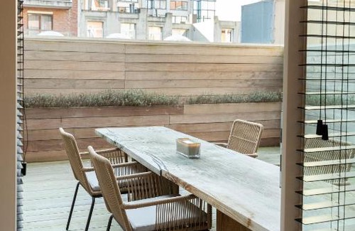 Knokke Apartamento | Malou's Cosy Getaway - beautiful 30m terrace - central location - 5' min walk to beach - free parking