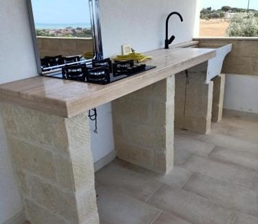 Santa Croce Camerina Apartamento | Mandulivi, chalet nel mandorleto e mansarda vista mare